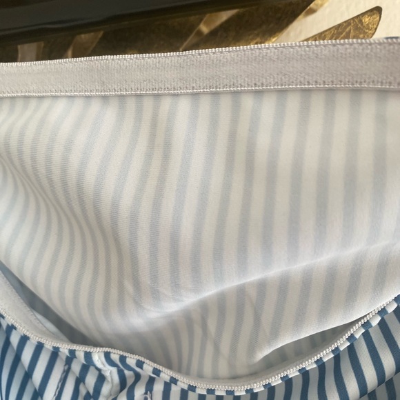 Edikted Blue and White Striped Kids Pencil Dress - Picture 6 of 8